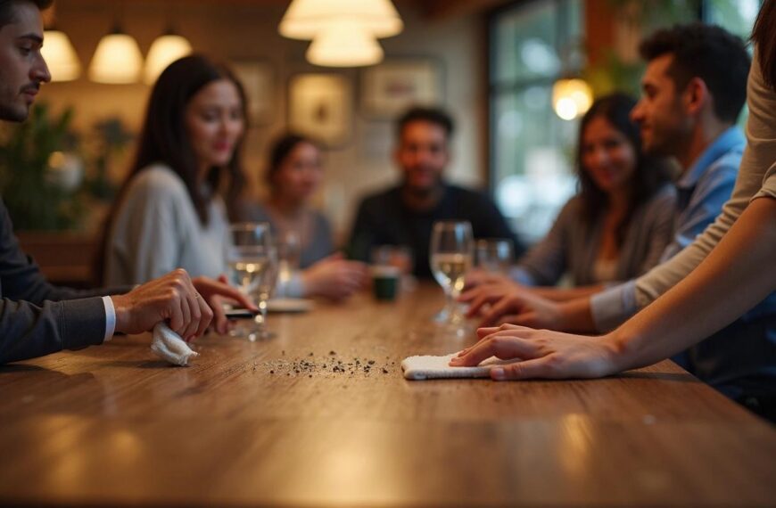 Ontsmet u de tafel in het restaurant? Wat deze gewoonte echt over u zegt