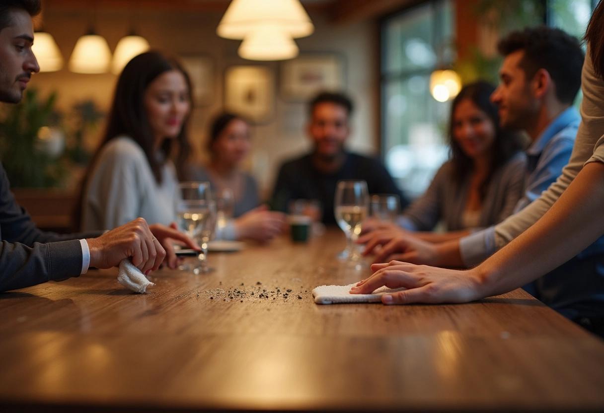 Ontsmet u de tafel in het restaurant? Wat deze gewoonte echt over u zegt